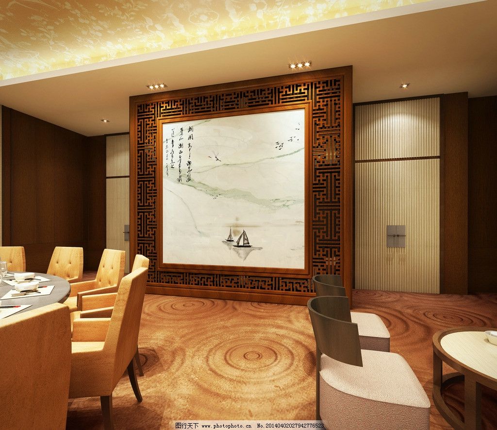 餐厅效果图 餐厅 饭店 饭店效果图 酒店 酒店效果图 包厢 包厢效果图 中式餐厅 中式酒店 中式包厢 地毯 花纹地毯 豪华包厢 隔断 屏风 中式隔断 中式雕花 雕花 木雕花 壁画 装饰画 摆设 工艺品 艺术品 软装 室内效果图 室内设计 环境设计 设计 300DPI JPG