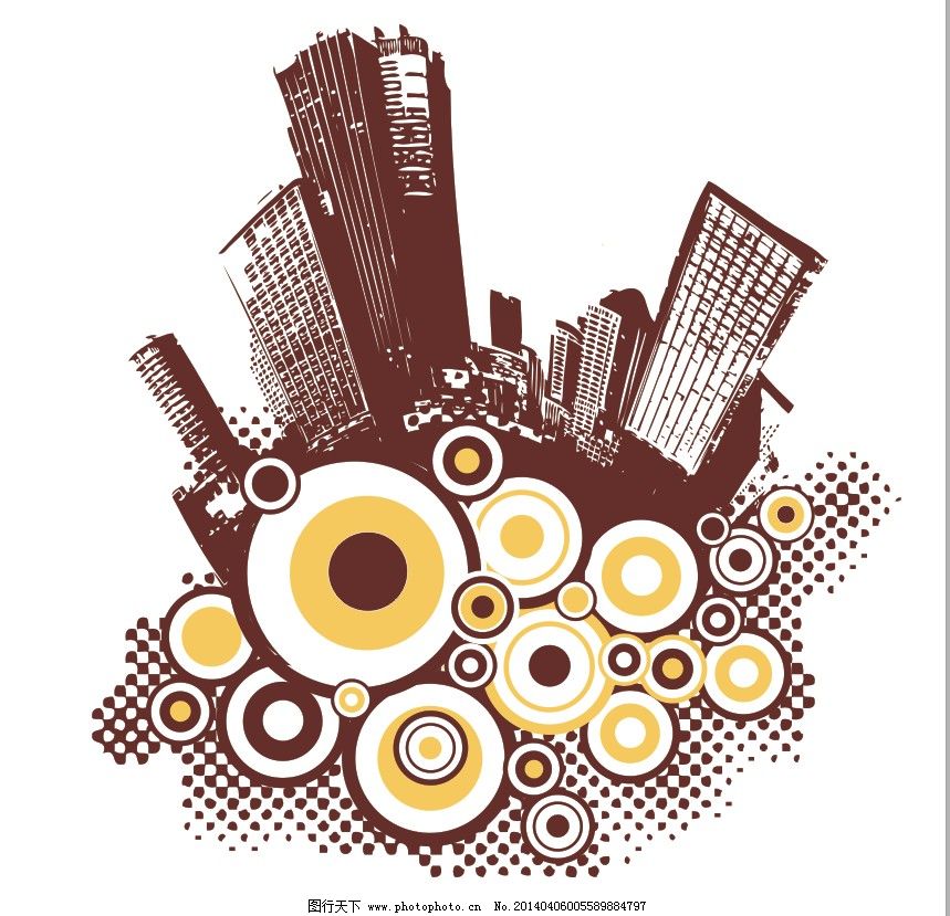 城市系列流行元素,城市系列流行元素免费下载 大厦 高楼-图行天下图库