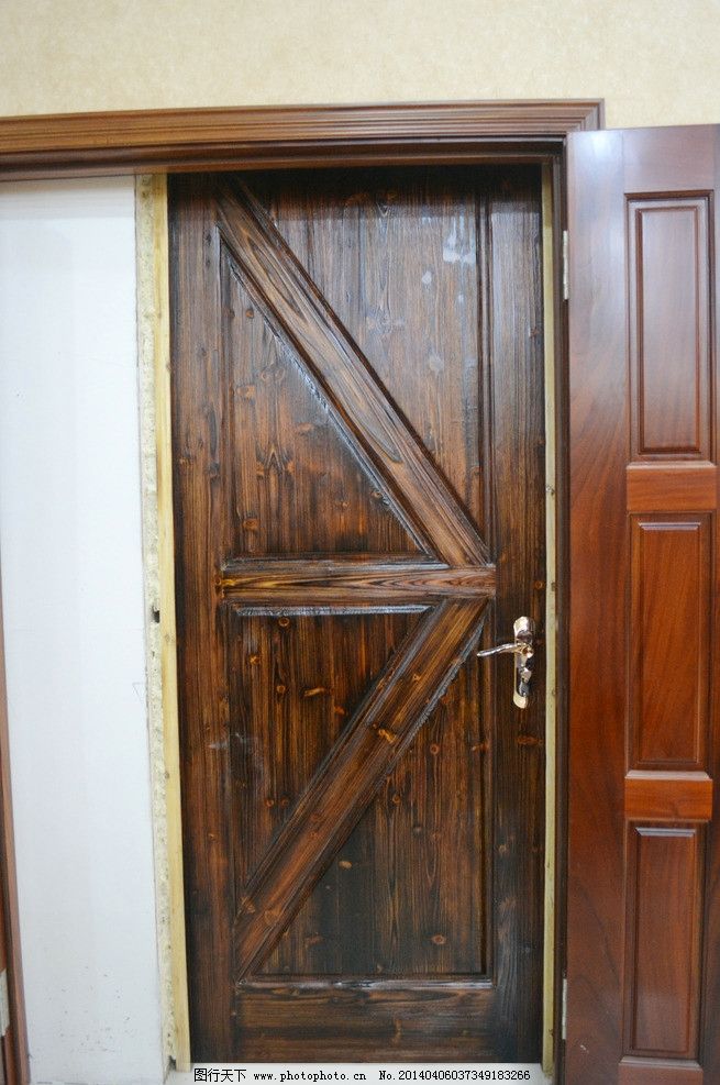 北欧风木门图片