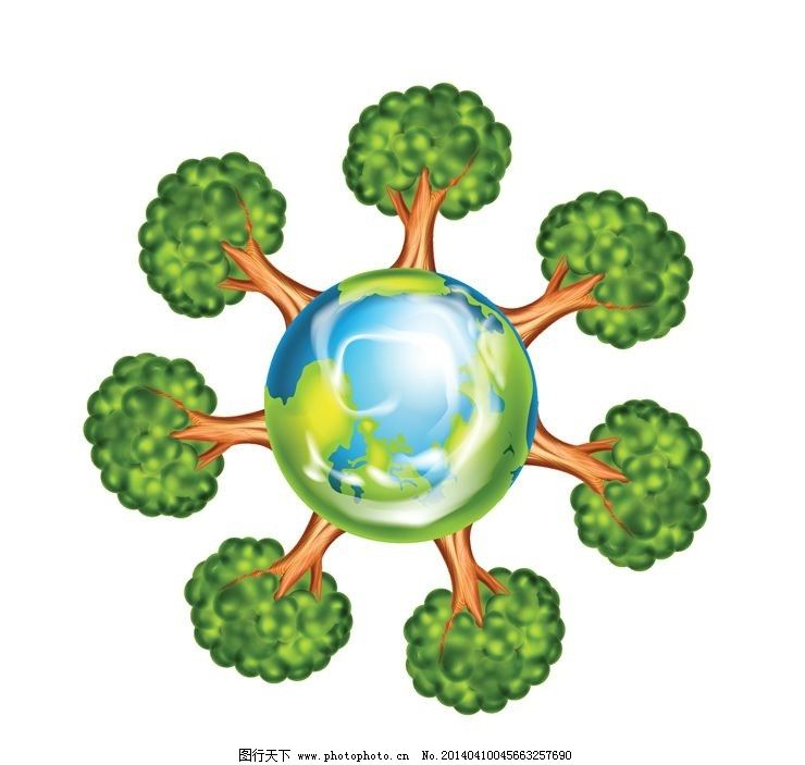 保护地球环保全球化图片_英文字体_字体_图行