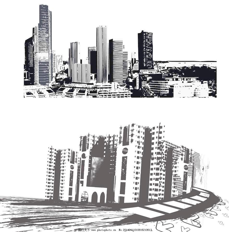 欧式建筑物线条