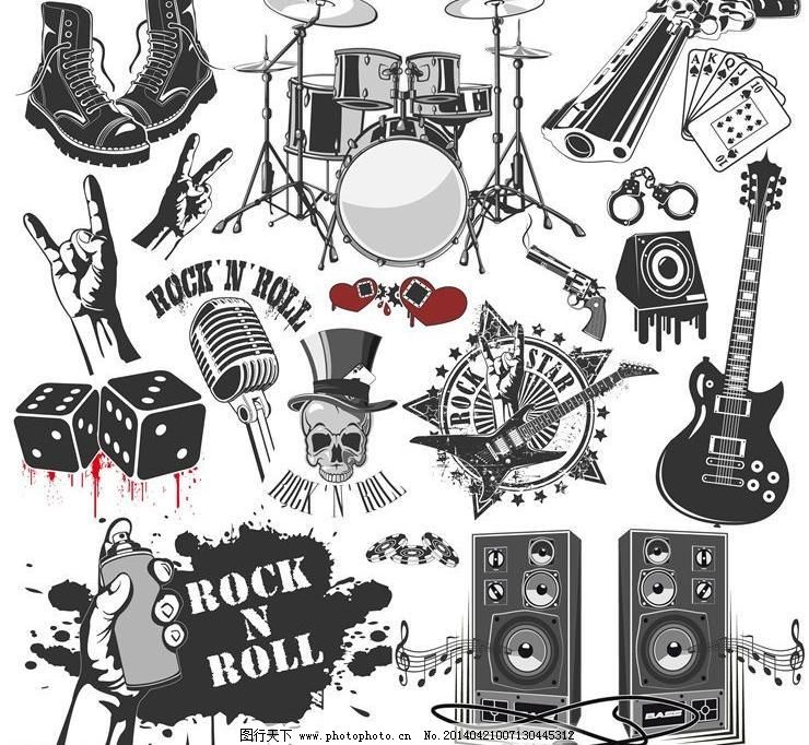 rock摇滚乐重金属图片_海报背景图_海报设计_