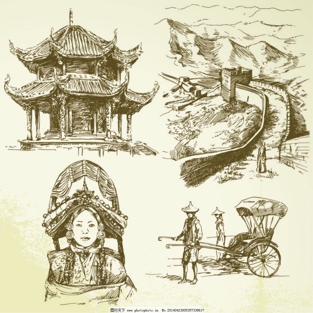 手绘素描图片