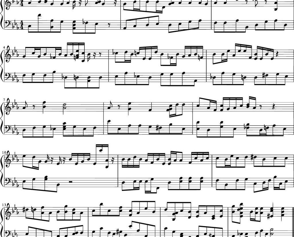 曲谱