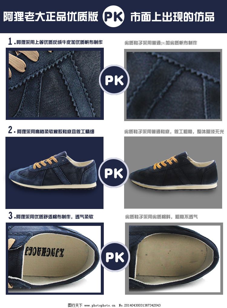 产品PK图,质量对比图 男鞋对比图 淘宝素材 其他淘宝素材-图行天下图库