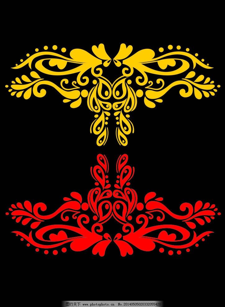 欧式花纹 花纹 墙纸花纹 欧式风格 边角 花纹花边 底纹边框 矢量 cdr