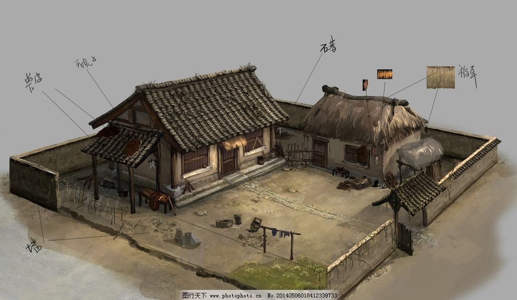 风景钢笔手绘图图片展示_风景钢笔手绘图图片下载