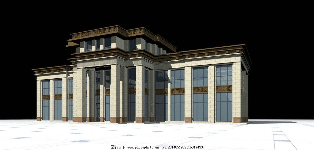 欧式建筑效果图 欧式建筑 会所 洗浴中心 建筑 外国建筑 欧洲建筑
