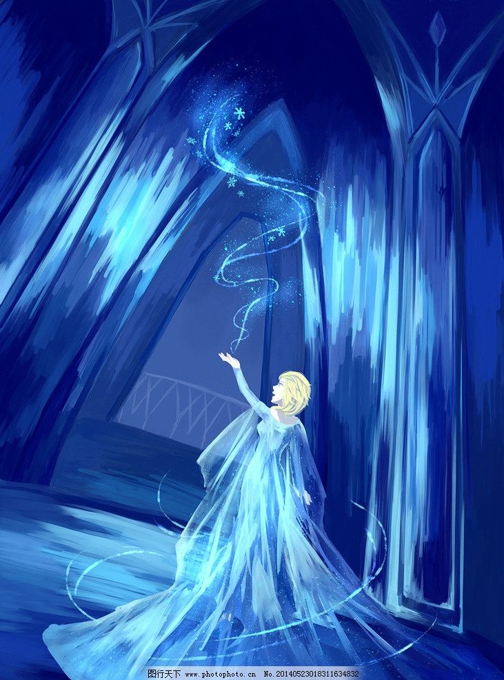 冰雪奇缘艾莎 冰雪奇缘 艾莎 魔法 冰雪宫殿 动漫人物 动漫动画 设计图片
