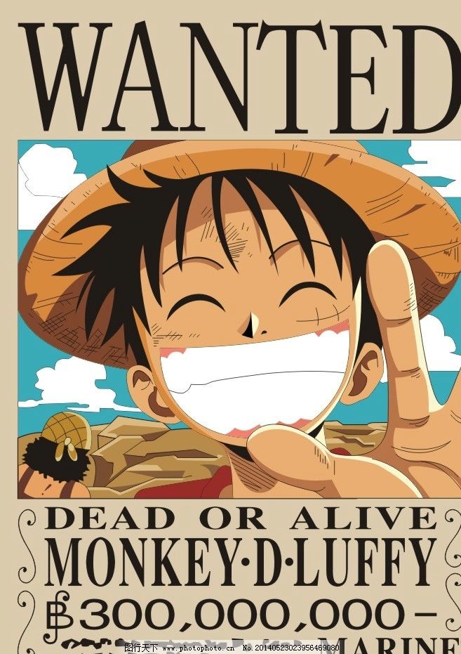 路飞悬赏令图片