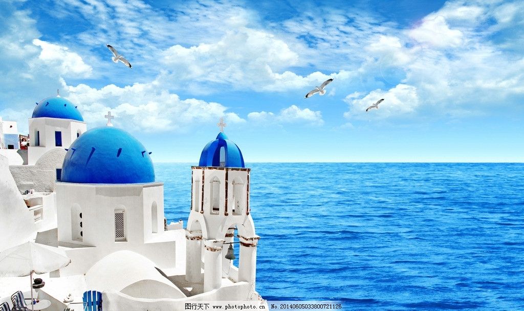 希腊爱琴海风景图片_爱琴海-希腊爱琴海-悦地带图网