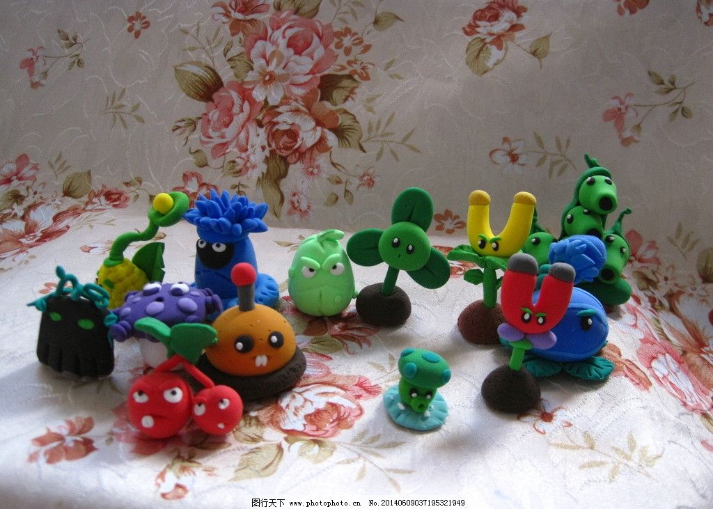 六一礼物--植物大战僵尸杯子蛋糕