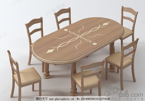 3D欧式实木餐桌椅组合模型免费下载 max9 餐厅 餐椅 餐桌 饭店 欧式 曲 椭圆 椅子 桌椅 max9 有贴图 家具组合 曲 欧式 椭圆 桌子 餐厅 饭店 桌椅 六 椅子 餐椅 餐桌 餐桌椅组合 欧式实木餐桌椅组合 3D模型素材 家具模型