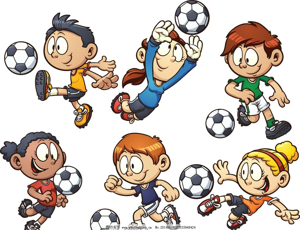 儿童 人物 小男孩 踢足球 世界杯 卡通背景 卡通 手绘 矢量 儿童幼儿