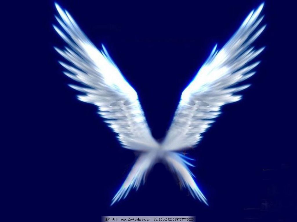 白色天使翅膀图片素材免费下载 - 觅知网