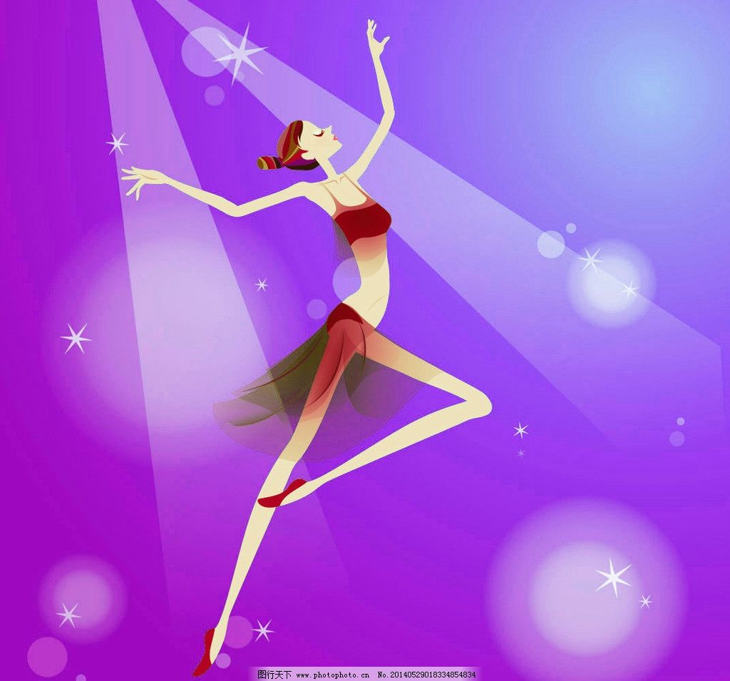 卡通芭蕾舞者设计图__广告设计_广告设计_设计图库_昵图网nipic.com